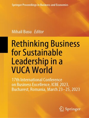 cover image of Rethinking Business for Sustainable Leadership in a VUCA World